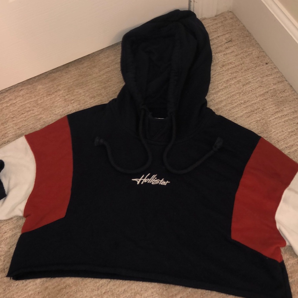 A cropped sweatshirt